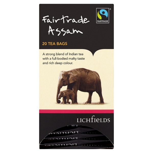 Litchfields Fair Trade Assam Enveloped Tea Bags